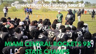 SPRING TOUR 26🏈 MIAMI CENTRAL ROCKETS 🚀 9X STATE CHAMPS LOOKING TO GET BACK ON TOP IN 26