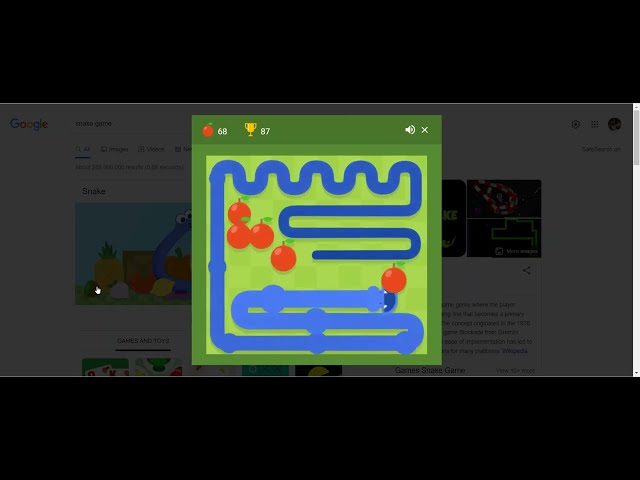 🔥 Bot plays google snake game : oddlysatisfying