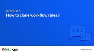 How to clone workflow rules?