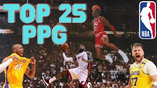 Top 25 PPG NBA All-Time (Shocking!)