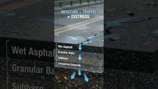Why Does Water Collect on Roads After Rain 🌧️ | Road Drainage Explained | Civil Engineering