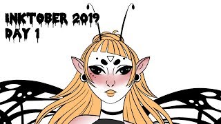 Inktober 2019 - Day 1 Butterfly