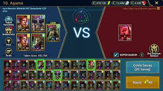 Raid Shadow Legends | Fire Knight 20 Normal &amp; 10 Hard – Same Team Run