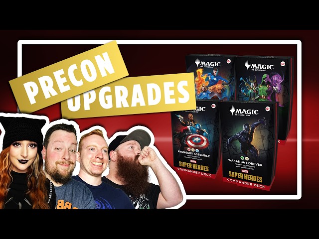 UPGRADED Marvel Precon Battle | Captain America vs Dr Doom vs Mister Fantastic vs T'Challa thumbnail