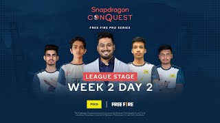 [HINDI] SNAPDRAGON CONQUEST: FREE FIRE PRO SERIES | LEAGUE STAGE | WEEK 2 DAY 2 - Garena Free Fire