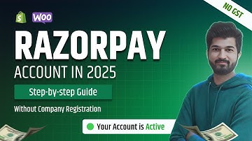 Create Razorpay Account in 2025 | Shopify | Woocommerce #razorpay #shopify #woocommerce