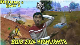 BGIS 2024 HIGHLIGHTS | ROUND 4 DAY 2 BGMI || #bgis