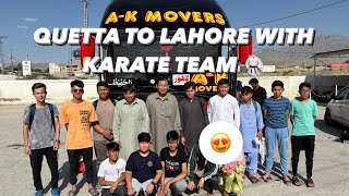 QUETTA TO LAHORE BY AK MOVERS SLEEPER ❤️| ALL PAKISTAN CHAMPIONSHIPS ❤️