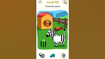 DOP 3 Gameplay Level 413 Feed the zebra #gaming #shorts