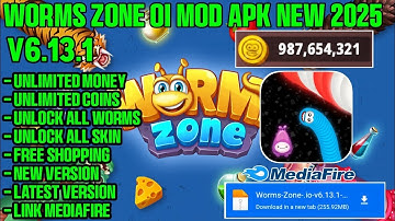 Worms Zone.io Mod Apk Auto Kill;All Skins Free ;Unlimited Coin Underground Ghost Phantom Snake