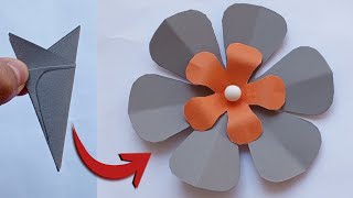 How to make Paper Flower 🌸 | Paper flower making | DIY Origami Flower.