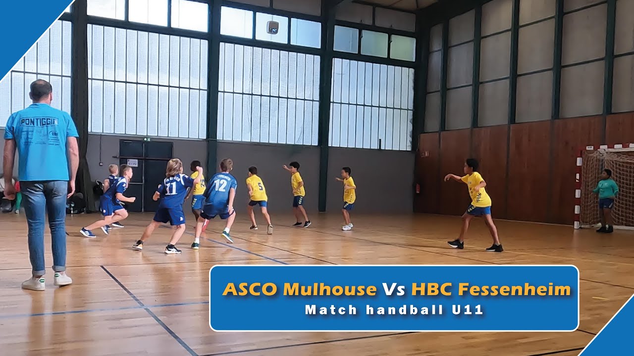ASCO Mulhouse Handball Vs HBC Fessenheim Match U11 YouTube