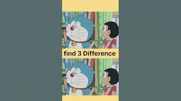 find 3 Difference #memes #anime #doremon #doraemon #love #funny #naruto #shizuka #nobita #doracutzz