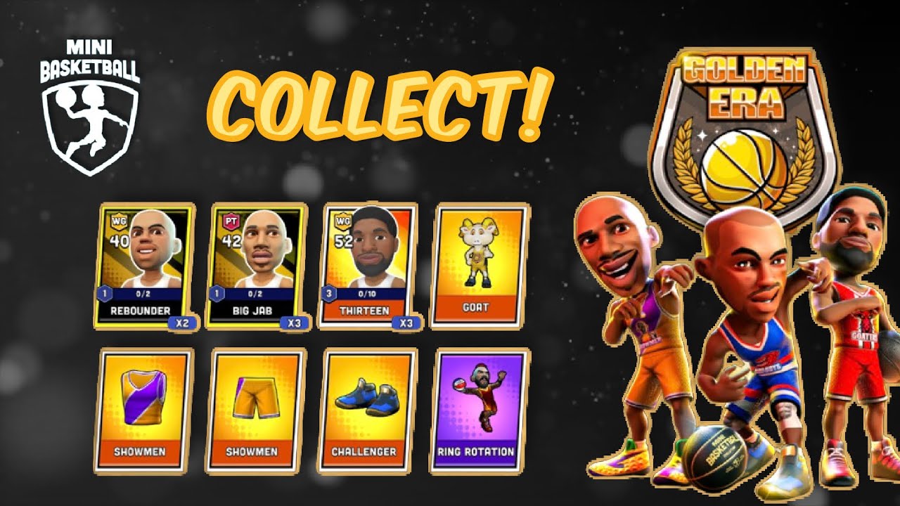 Mini Basketball - Golden Era Season Collect! (Free Pass Gold Pass)