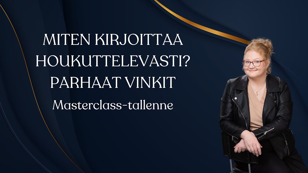MITEN KIRJOITTAA HOUKUTTELEVASTI? YouTube