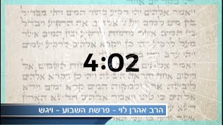 "השאלה היהודית" והתשובה - פרשת ויגש עם הרב אהרן לוי.