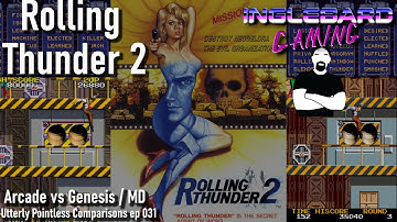 Rolling Thunder 2 arcade vs Genesis aka Mega Drive [longplay][complete game]