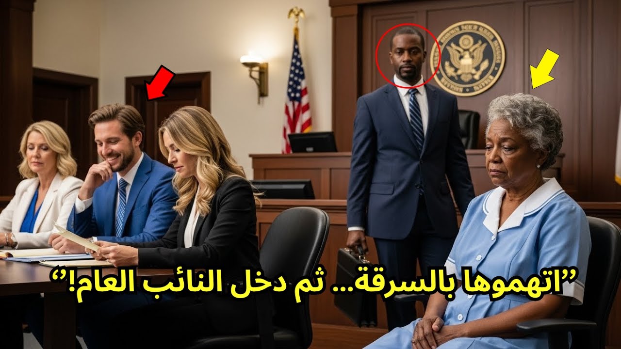 اتهموا الخادمة السوداء بسرقة عقدٍ ماسي… لكنهم تجمّدوا حين دخل حفيدها: النائب العام! | عدالة فورية