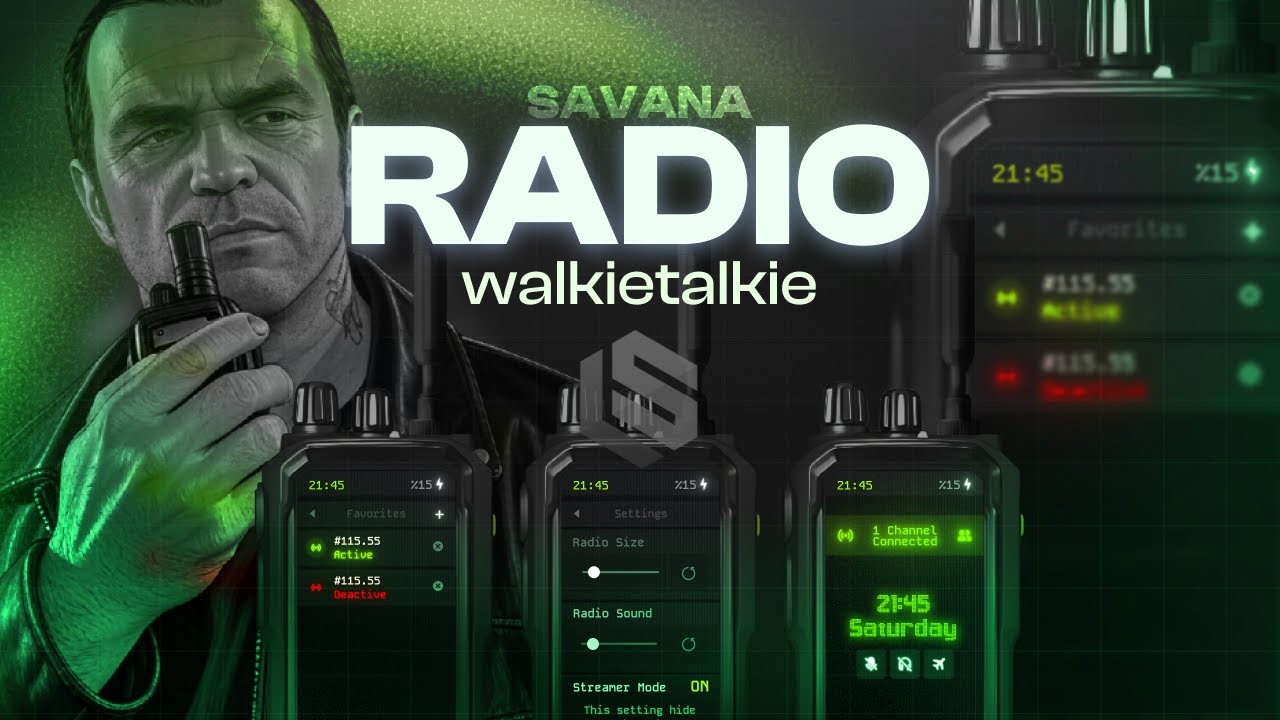 [QB/ESX/QBOX] FiveM | Radio Script | savana-radio - YouTube