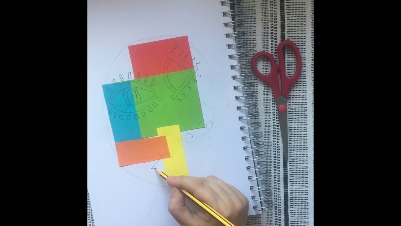 How to make a Picasso inspired self-portrait - YouTube