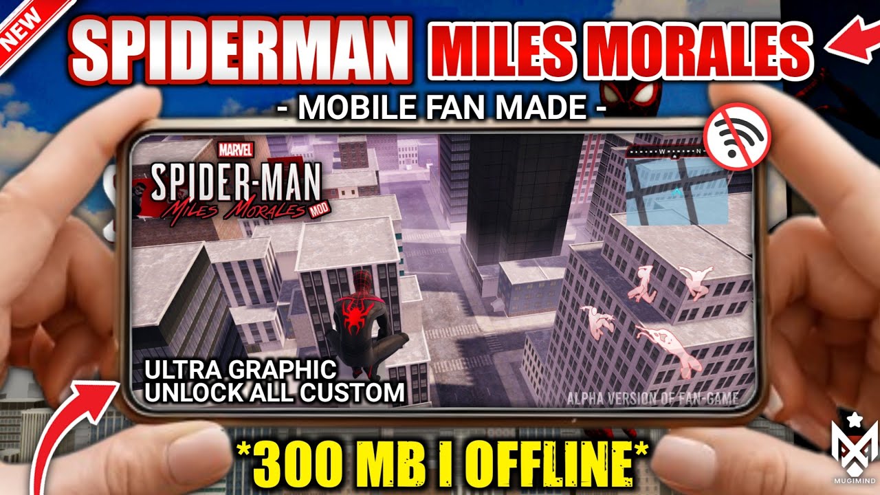 ✨BEAUTIFUL😱 SPIDER-MAN MILES MORALES MOBILE FAN MADE | ULTRA GRAPHIC, RINGAN & LANCAR