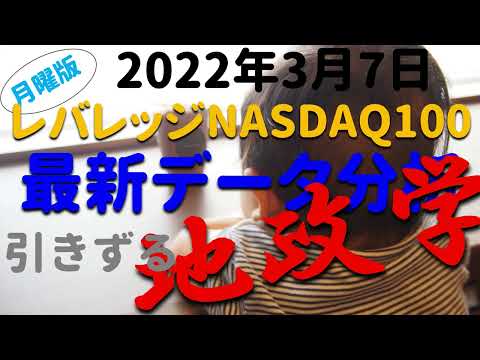 【今週のリスクは？】レバレッジNASDAQ100 最新チャート テクニカル データ分析　2022年3月7日