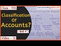 Classification of accounts  personal real and nominal accounts  in hindi  accounting seekho 