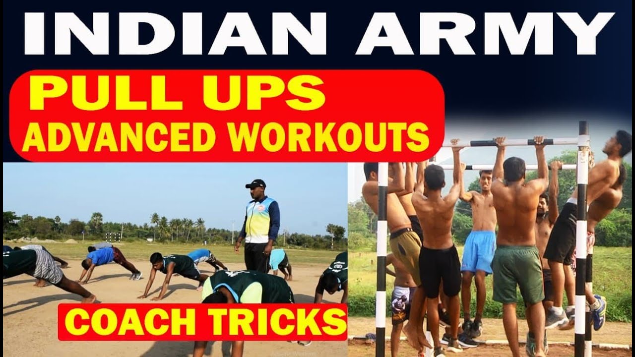 INDIAN ARMY PULL UPS ADVANCED WORKOUT COACH TRICKS | MUPPADAI DEFENCE ...
