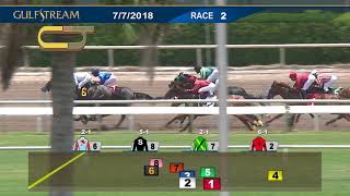 Gulfstream Park Carrera 2 - 7 de Julio 2018