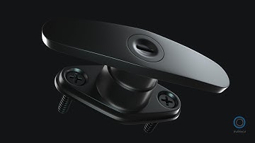 Modeling a T-Handle Lock in Maya (Game Asset)