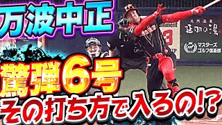 【驚愕6号】万波中正『規格外…なんで“その打ち方“で入るんですか？』