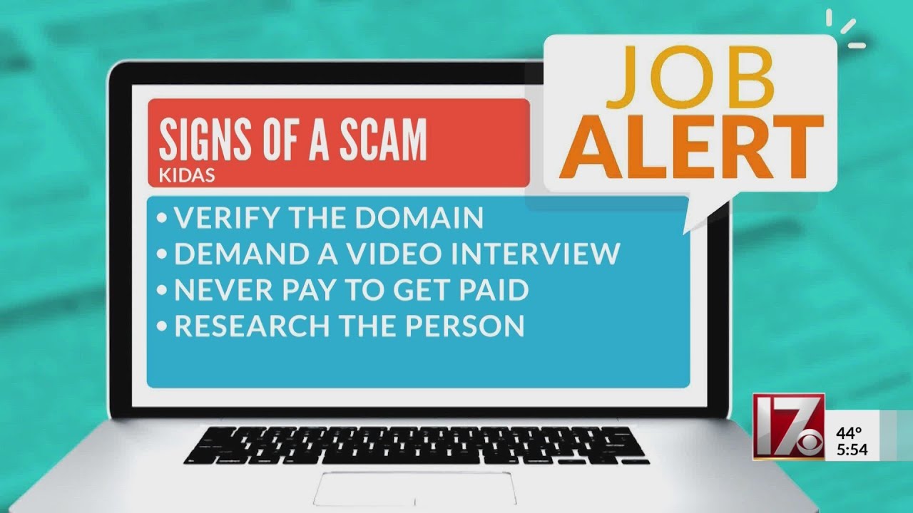 Job Alert: Signs of a job scam
