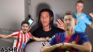 ASMR - ADIVINA AL JUGADOR DE FUTBOL; NIVEL FÁCIL, MEDIO, DIFÍCIL, Y IMPOSIBLE.