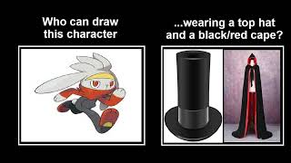 Who Can Draw Raboot In A Top Hat And A Black/Red Cape? Request