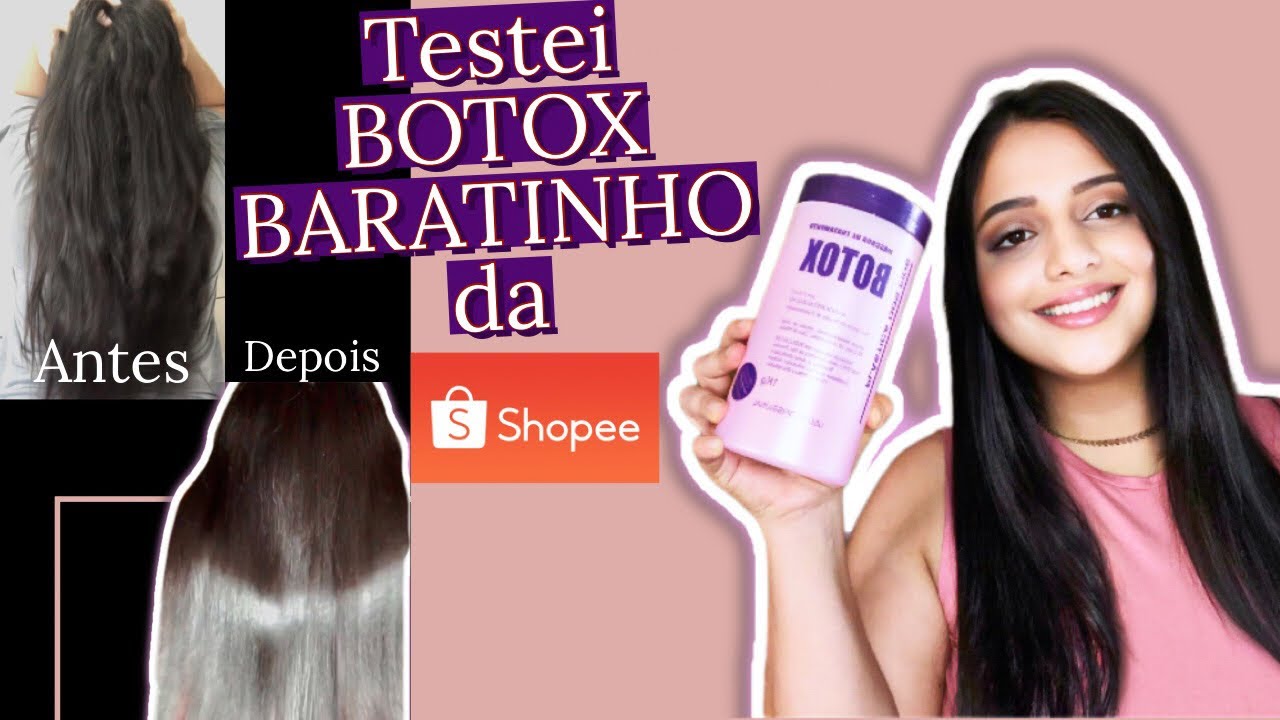 Resenha BOTOX Capilar Plástica dos fios  | comprei na Shopee