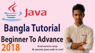 1.1 Java bangla tutorial 2018[Environment setup | Execute java code in cmd]