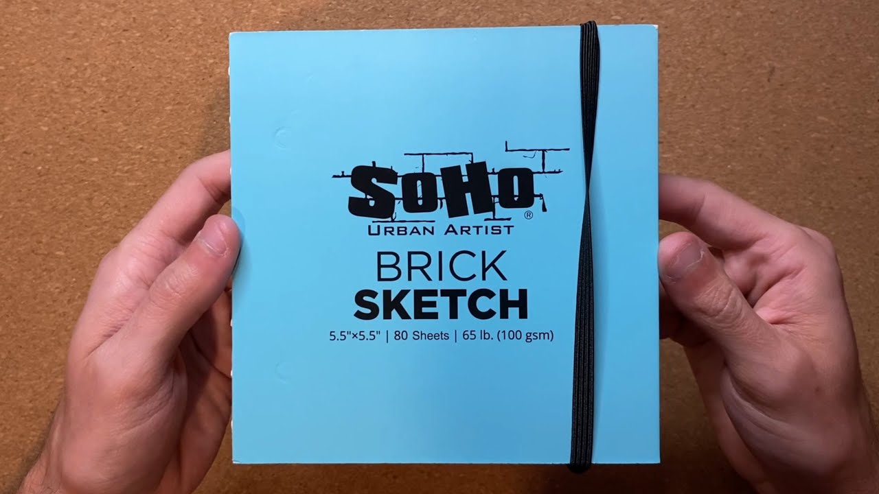 Drawing in My Brand New Sketchbook for the First Time - YouTube