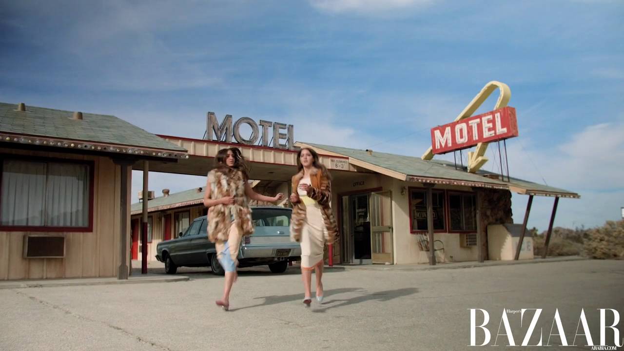 Sama and Haya Khadra for Harper's Bazaar Arabia January 2016