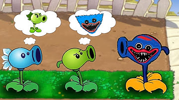 Plants vs Zombies 2 Creative Funny Animation GW #35 : Poppy Playtime Peashooter