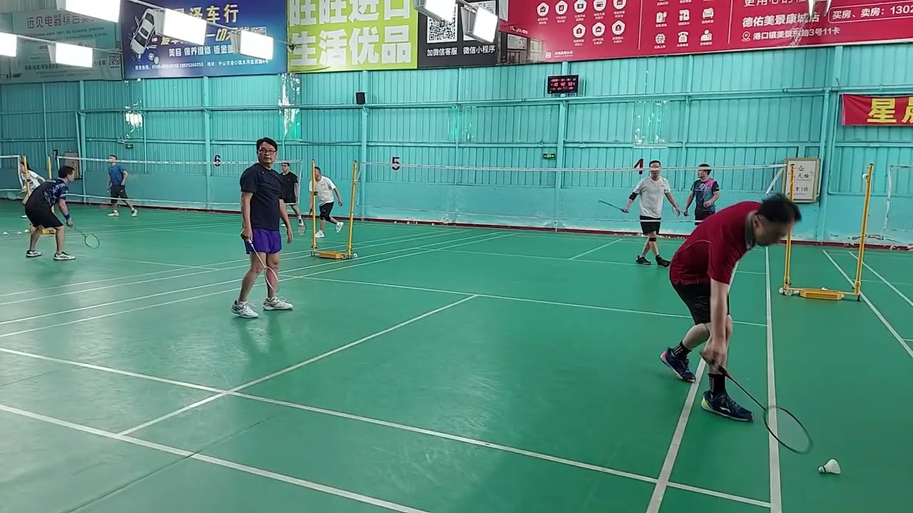Badminton game, Zhongshan, China 3 9 26 1