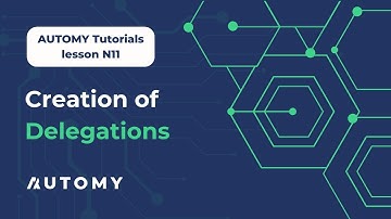 Creating of Delegations