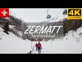 【Virtual Walk】Zermatt 4K  | Winter Wonderland | Matterhorn, Switzerland