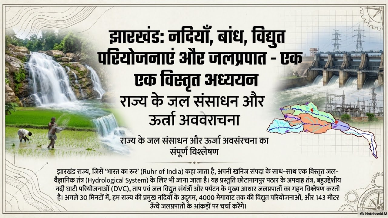 jharkhand ke lambi nadi || jharkhand ke bandh || jharkhand ke jalprapat || jharkhand ke vidyut