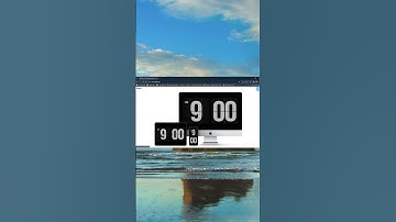 Get a STUNNING Digital Clock on Your Desktop in Minutes!  #shorts  #pc #screen