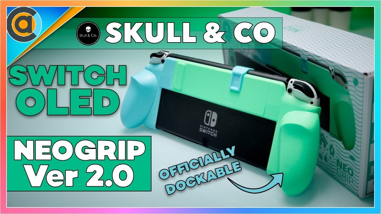 UPDATED Skull & Co Neogrip V2 Limited Edition Animal Crossing for Nintendo Switch OLED