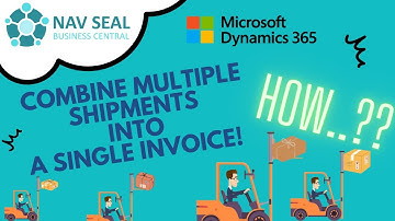 Combine SERVICE Orders into one Service Invoice! | NAV SEAL