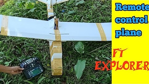 remote control plane|My first flight|FT-Explorer|flying video🛩️🛩️🛩️|