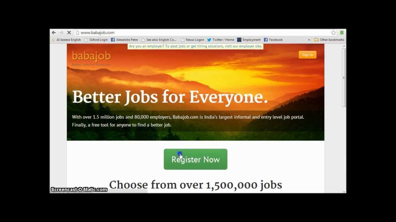 How to use Babajob.com - YouTube