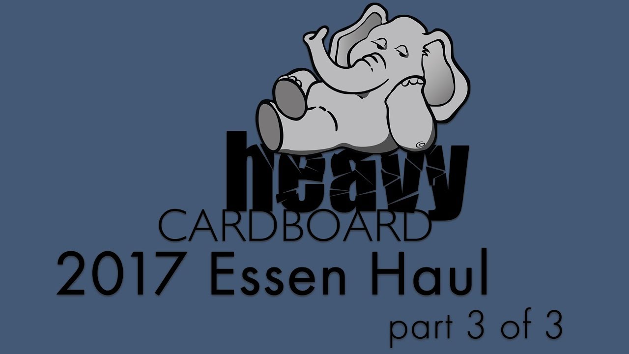 3 of 3 Essen/Spiel 2017 Haul to HCHQ and bonus swag!