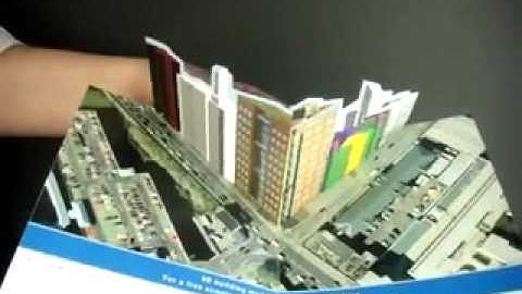 V FOLD 3D CARD | Promotional greetings card with pop up action